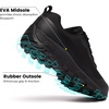 image:imageSHULOOK Mens Waterproof Hiking Shoes Lightweight Breathable NonSlip Trail Trekking Outdoor Shoes Black
