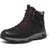 image:imageSHULOOK Mens Waterproof Hiking Boots Lightweight Non Slip Ankle Support for TrailBlackRed