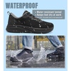 image:imageSHULOOK Mens Non Slip Work Shoes Wide Toe Box SlipResistant Water Resistant Kitchen Chef Restaurant Waterproof Food Service Nurse Shoe Comfortable Mesh Walking Sneakers BlackBlack Grey