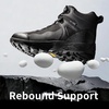 image:imageMens Waterproof Hiking Boots  Lightweight Mid Top Outdoor Boots for Camping TrekkingAll Black