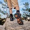 image:imageMens Waterproof Hiking Boots NonSlip Lightweight Mid Top Ankle Boot Breathable Hiker Trekking ShoesBrown