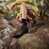 image:imageMens Waterproof Hiking Boots NonSlip Lightweight Mid Top Ankle Boot Breathable Hiker Trekking ShoesBrown