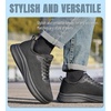 image:imageSHULOOK Mens Non Slip Work Shoes Kitchen Chef Restaurant Food Service Shoe  Wide Toe Box SlipResistant Waterproof Water Resistant Walking Sneakers Mesh Comfortable Nurse Lightweight ComfortableBlack