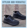 image:imageSHULOOK Mens Non Slip Work Shoes Kitchen Chef Restaurant Food Service Shoe  Wide Toe Box SlipResistant Waterproof Water Resistant Walking Sneakers Mesh Comfortable Nurse Lightweight ComfortableBlack Grey