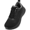 image:imageSHULOOK Mens Non Slip Work Shoes Kitchen Chef Restaurant Food Service Shoe  Wide Toe Box SlipResistant Waterproof Water Resistant Walking Sneakers Mesh Comfortable Nurse Lightweight ComfortableBlack Grey