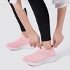 image:imageSHULOOK Womens Slip on Walking Shoes Comfort Lightweight Casual Sneakers  NonSlip Breathable Sock Work Shoes Mesh Sport Casual Fashion Tennis Running SneakersLight Pink