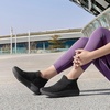 image:imageSHULOOK Womens Slip on Walking Shoes Comfort Lightweight Casual Sneakers  NonSlip Breathable Sock Work Shoes Mesh Sport Casual Fashion Tennis Running SneakersBlack