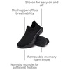 image:imageSHULOOK Womens Slip on Walking Shoes Comfort Lightweight Casual Sneakers  NonSlip Breathable Sock Work Shoes Mesh Sport Casual Fashion Tennis Running SneakersAllblack
