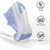 image:imageSHULOOK Womens Slip on Walking Shoes Comfort Lightweight Casual Sneakers  NonSlip Breathable Sock Work Shoes Mesh Sport Casual Fashion Tennis Running SneakersLight Blue