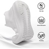 image:imageSHULOOK Womens Slip on Walking Shoes Comfort Lightweight Casual Sneakers  NonSlip Breathable Sock Work Shoes Mesh Sport Casual Fashion Tennis Running SneakersWhite