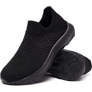 image:imageSHULOOK Womens Slip on Walking Shoes Comfort Lightweight Casual Sneakers  NonSlip Breathable Sock Work Shoes Mesh Sport Casual Fashion Tennis Running SneakersAllblack