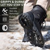 image:imageMens Snow Boots Waterproof Warm Fur Lined Winter Hiking Boot Nonslip Outdoor Ankle Hightop Shoes Work Hiker Trekking TrailBlack