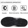 image:imageMens Snow Boots Waterproof Warm Fur Lined Winter Hiking Boot Nonslip Outdoor Ankle Hightop Shoes Work Hiker Trekking TrailBlack2