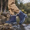 image:imageMens Snow Boots Waterproof Warm Fur Lined Winter Hiking Boot Nonslip Outdoor Ankle Hightop Shoes Work Hiker Trekking TrailBlue