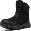 image:imageMens Snow Boots Waterproof Warm Fur Lined Winter Hiking Boot Nonslip Outdoor Ankle Hightop Shoes Work Hiker Trekking TrailBlack2