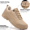 image:imageSHULOOK Mens Waterproof Hiking Shoes Lightweight Breathable NonSlip Trail Trekking Outdoor ShoesSand