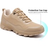 image:imageSHULOOK Mens Waterproof Hiking Shoes Lightweight Breathable NonSlip Trail Trekking Outdoor ShoesSand