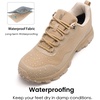 image:imageSHULOOK Mens Waterproof Hiking Shoes Lightweight Breathable NonSlip Trail Trekking Outdoor ShoesSand