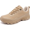 image:imageSHULOOK Mens Waterproof Hiking Shoes Lightweight Breathable NonSlip Trail Trekking Outdoor ShoesSand