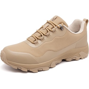 image:imageSHULOOK Mens Waterproof Hiking Shoes Lightweight Breathable NonSlip Trail Trekking Outdoor ShoesSand