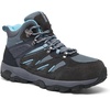 image:imageSHULOOK Womens Waterproof Hiking Boots Outdoor Trekking Camping Trail Hiking BootsGrey Blue