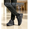 image:imageSHULOOK Mens Non Slip Work Shoes Kitchen Chef Restaurant Food Service ShoeMidnight Black