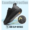 image:imageSHULOOK Mens Non Slip Work Shoes Restaurant Kitchen Nurse Food ServiceBlackGrey