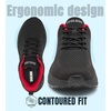 image:imageSHULOOK Mens Non Slip Work Shoes Restaurant Kitchen Nurse Food ServiceBlackRed
