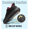 image:imageSHULOOK Mens Non Slip Work Shoes Restaurant Kitchen Nurse Food ServiceBlackRed