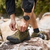image:imageSHULOOK Mens Low Top Waterproof Hiking ShoesArmyGreen