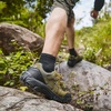 image:imageSHULOOK Mens Low Top Waterproof Hiking ShoesArmyGreen