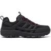 image:imageSHULOOK Mens Low Top Waterproof Hiking ShoesBlackRed02
