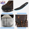image:imageSHULOOK Mens Low Top Waterproof Hiking ShoesBrownOrange