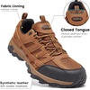 image:imageSHULOOK Mens Low Top Waterproof Hiking ShoesClay02