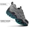 image:imageSHULOOK Mens Low Top Waterproof Hiking ShoesGrey02