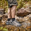 image:imageSHULOOK Mens Low Top Waterproof Hiking ShoesLightGrey