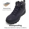 image:imageSHULOOK Mens Waterproof Hiking Boots Lightweight Breathable Outdoor ShoesNavy Blue