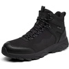 image:imageSHULOOK Mens Waterproof Hiking Boots Lightweight Breathable Outdoor ShoesAll Black