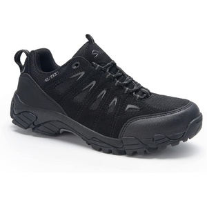 image:imageSHULOOK Mens Low Top Waterproof Hiking ShoesBlackGrey