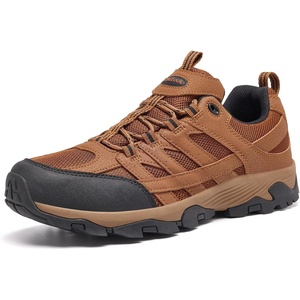 image:imageSHULOOK Mens Low Top Waterproof Hiking ShoesClay02