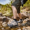 image:imageSHULOOK Mens Waterproof Hiking Shoes Lightweight Low Top Trail Shoes