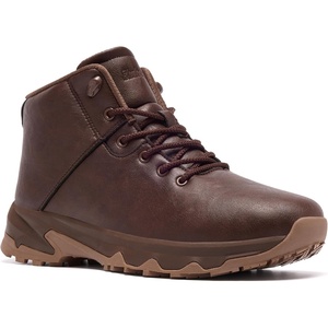 image:imageNon Slip Work Boots for Men Slip Resistant Shoes Restaurant KitchenDark Brown